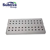 Stainless Steel Rectangular Drip  Tray With Round Hole