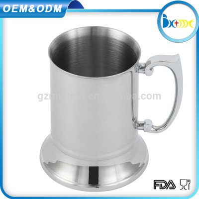 Double Wall Stainless Steel Large Beer Mug With Handle Ice Cup Flame Cocktail Glass Bar Tool In Guangzhou