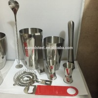 2017 10pcs cocktail shakertool set for gift