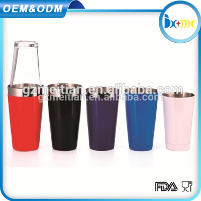 Stainless steel Cocktail Boston shaker 28oz in color-full