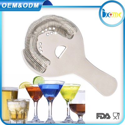 Fda & Lfgb Approved Stainless Steel Bartender Strainer