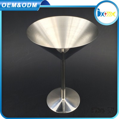 Wholesale Promotional cocktail stainless steel antique martini glass