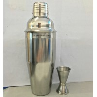 750ml/25oz Stainless Steel Bar Tool Cocktail Drinking Martini Shaker/Mixer With Measuring Jigger