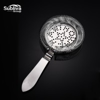 Popular & high quality stainless steel cocktail bar strainer with custom logo